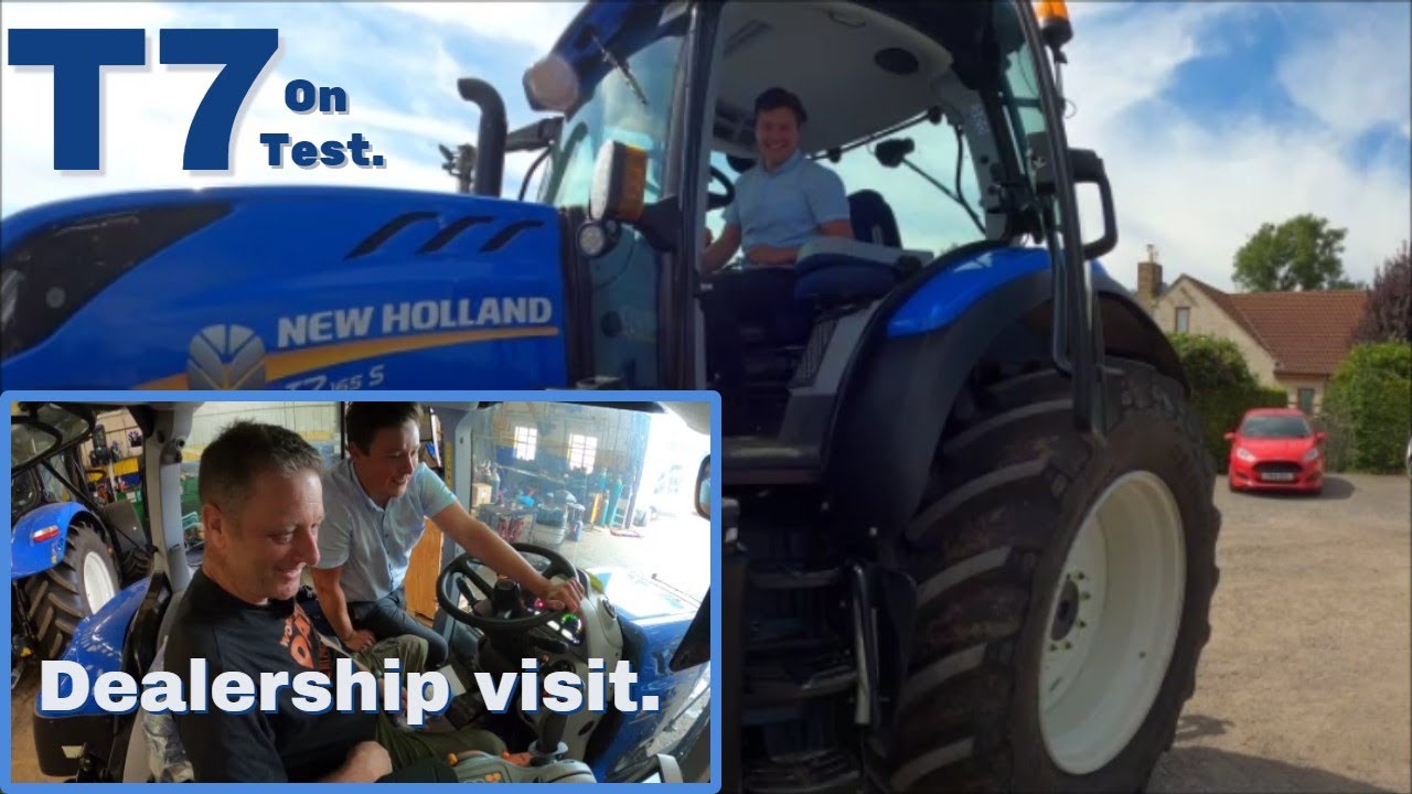 12.07.22. «Новый трактор». Смотрим на New Holland вместе с Марли в T H Whites.