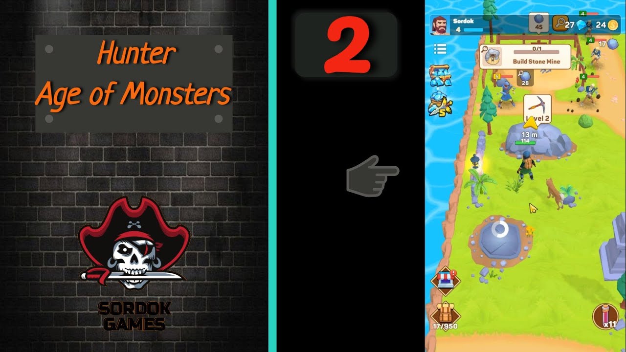 Hunter Age of Monsters➤Часть 2. Новые области. Улучшение главного здания➤Прохождение