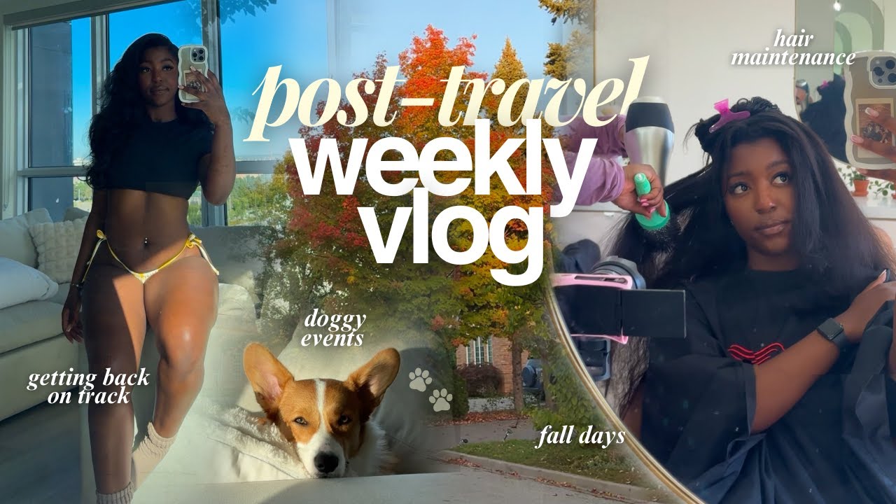 VLOG: getting BACK ON TRACK post-travel | workouts, bible study + more
