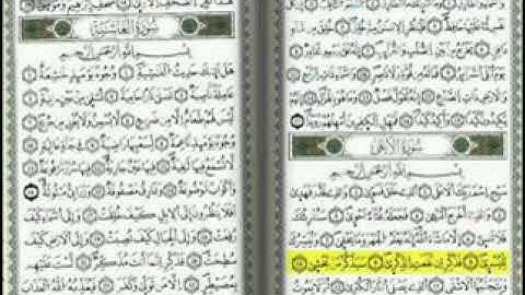 سورة الأعلى 11-19 برواية ورش