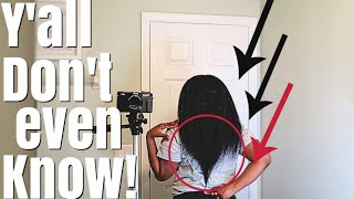 What Is Going On With This?! Blow Out On Damp Natural Hair|Let&#39;s See How This Goes| NATURALLY MARKED