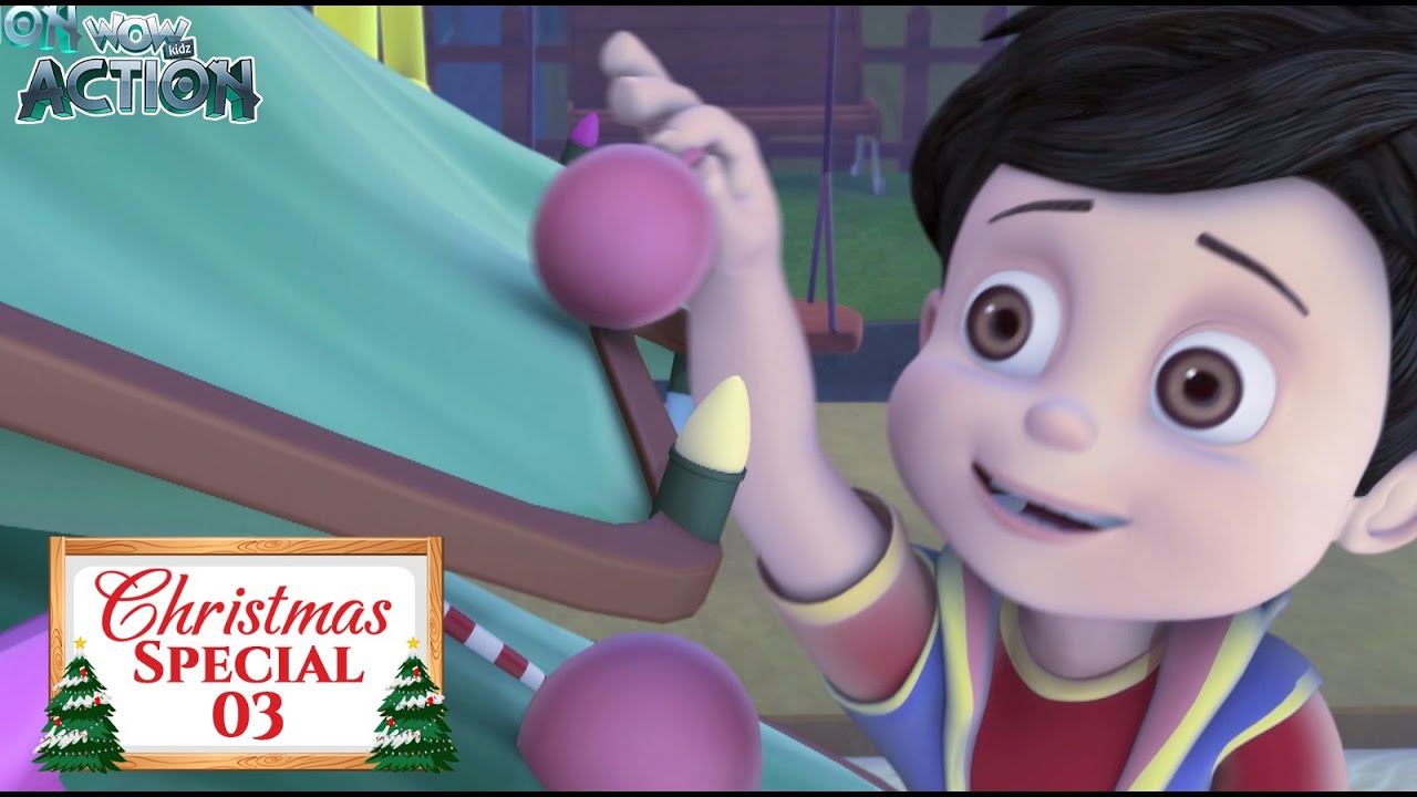 Festive Fun Unleashed! Christmas Special with Vir: The Robot Boy | Hindi Cartoons For Kids !