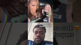 Midas Kofi GOES WILD Watching Angel Reese and Hailey Vanlith Dance to Mariah Carey #wnba #angelreese
