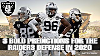 3 bold predictions for the las vegas raiders defense in 2020