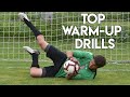 BEST GOALKEEPER WARM UP DRILLS  - PRO LEVEL GOALKEEPER TRAINING