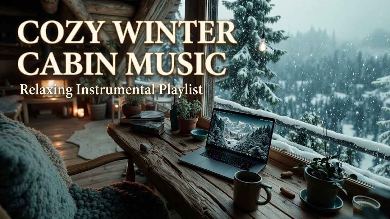Музыка уютной зимней хижины | Глубокая концентрация для учебы и отдыха
