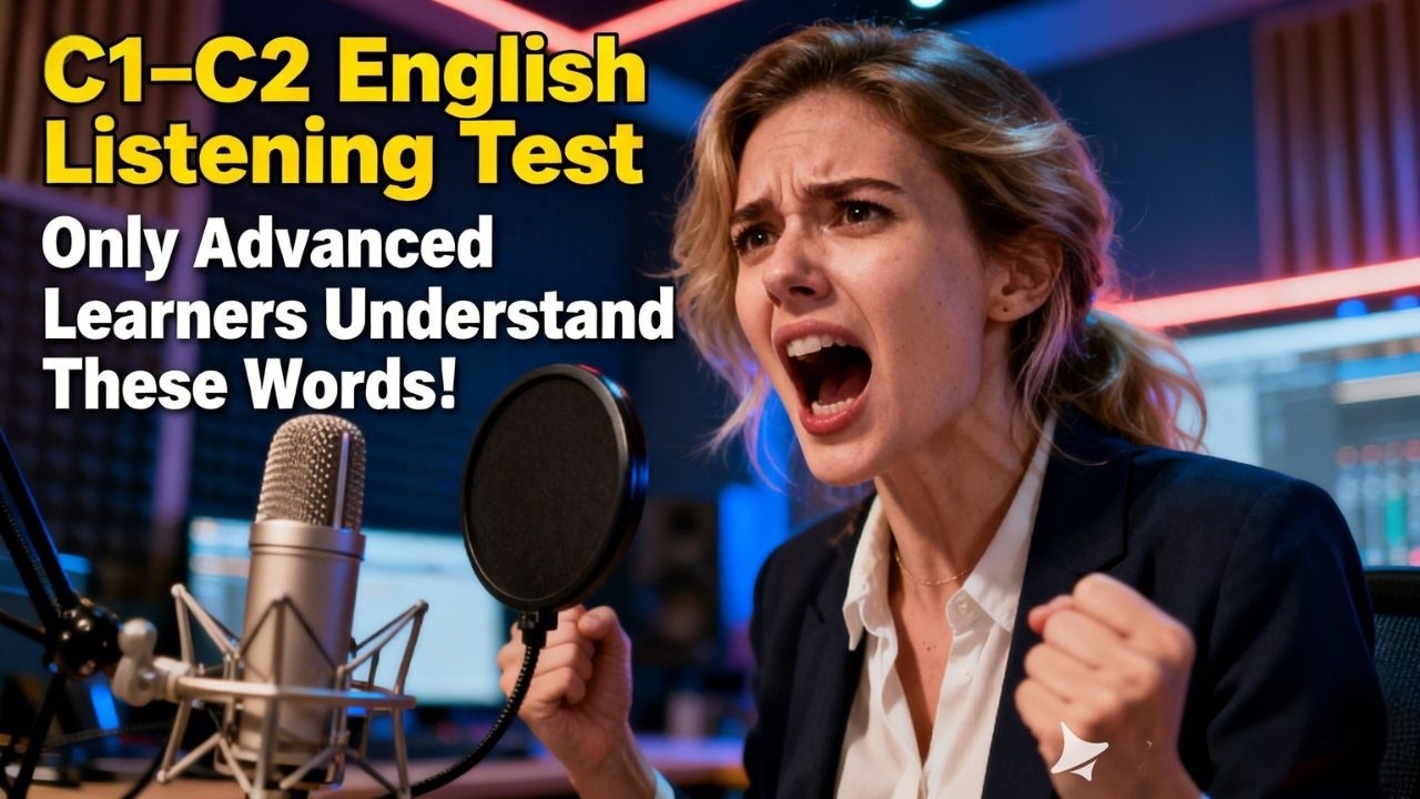 C1 C2English Listening Test Only Advanced Learners Understand These Words VocabularyChallengePodcast
