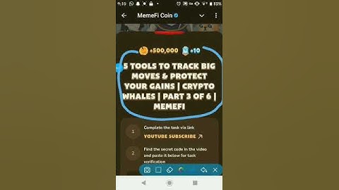 MEMEFI VIDEO CODE TODAY. | 5 TOOLS TO TRACK BIG MOVES & PROTECT YOUR GAINS | CRYPTO WHALES |#memefi