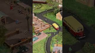 Bank holiday Monday in the village ☺️ #modelrailway #train #miniaturerailway