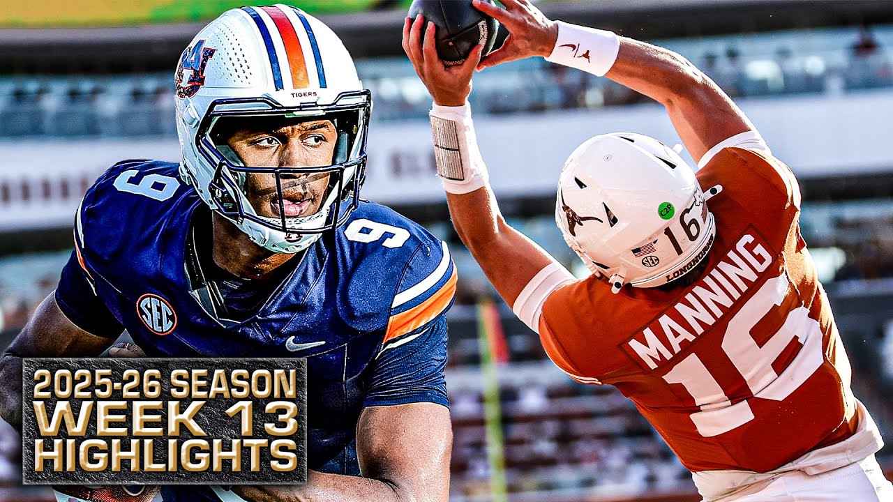 WEEK 13 HIGHLIGHTS from the 2025-26 college football season 🎥 | ESPN College Football