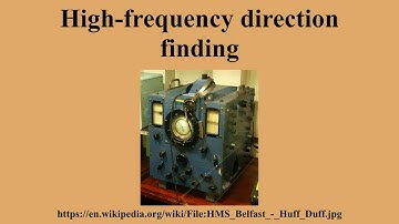High-frequency direction finding