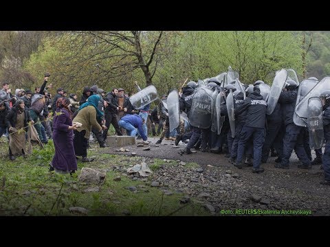 Панкиси: чеченцы камнями остановили строительство ГЭС