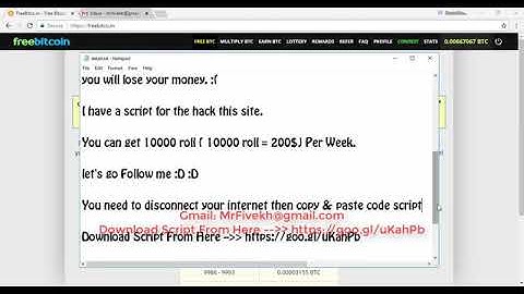 Freebitco.in script 2018 Update + Live Withdraw 😎freebitcoin Script 10000 working 100%