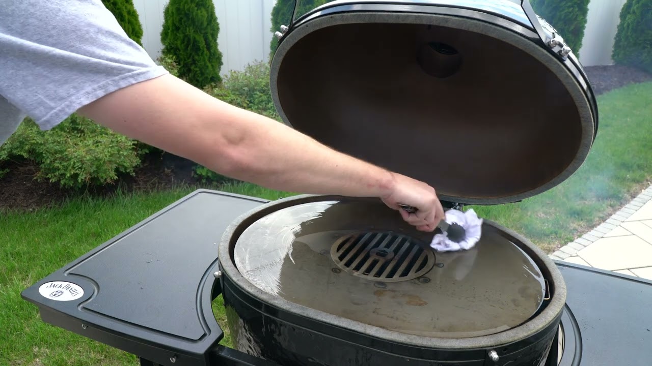 Primo 334 Gusseisen Trennwand Für Primo Oval XL Grill – Zum Teilen Der Feuerzone Für Direktes & Indirektes Grillen