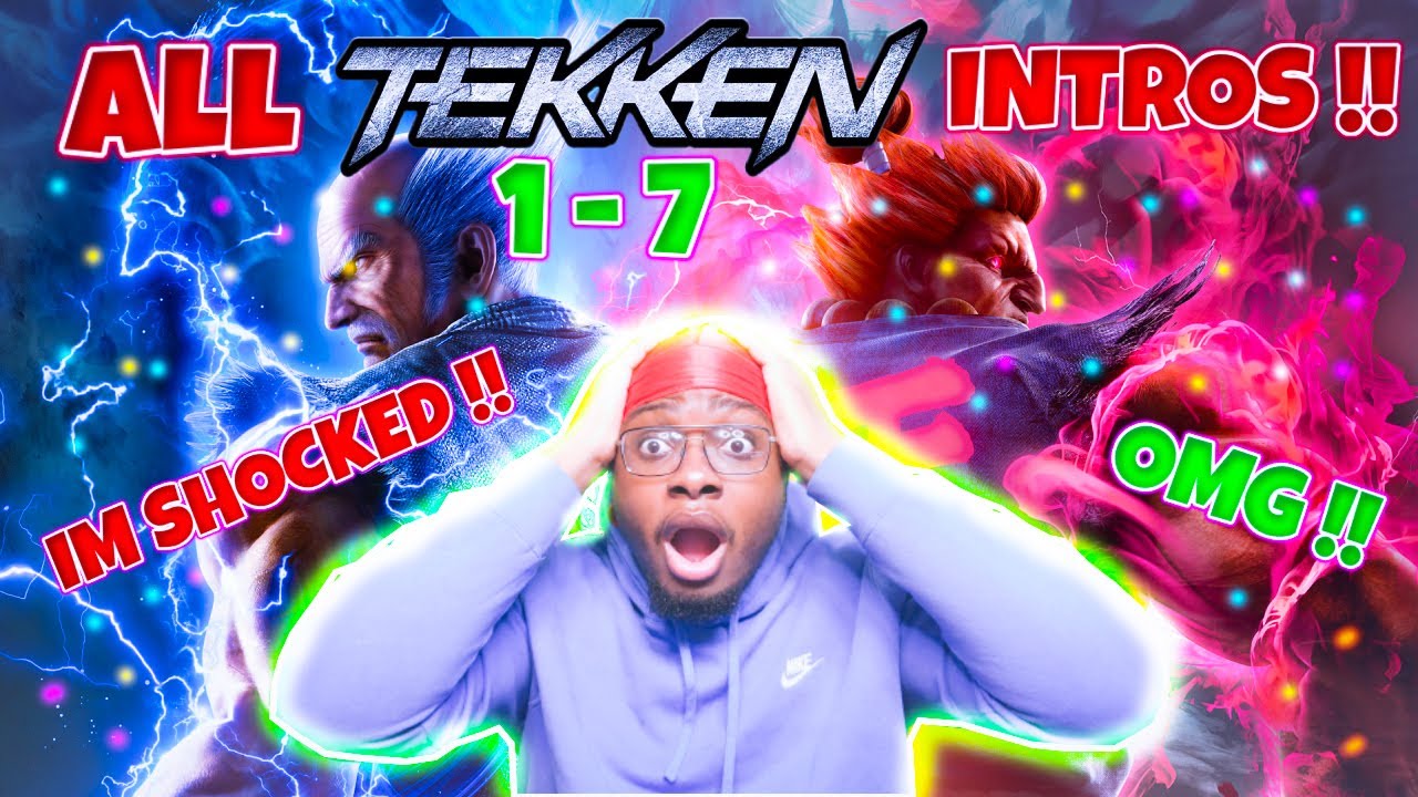 FIRST TIME REACTING TO TEKKEN 1 - 7 ALL INTRO MOVIES HOME EDITION REACTION