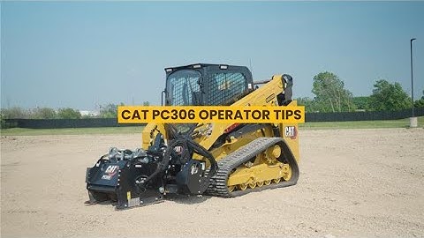 How to Operate a Cat PC306 | Cold Planer Attachment Tips from the Cab