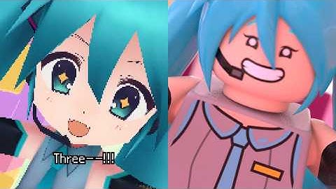 MIKU MIKU BEAM in LEGO