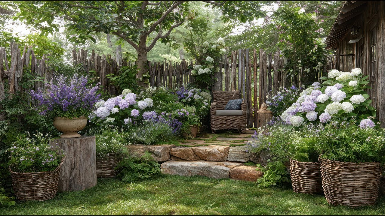 Create Outdoor Living Trends: A Small Rustic Oasis Using Upcycled Materials For A Cozy Retreat