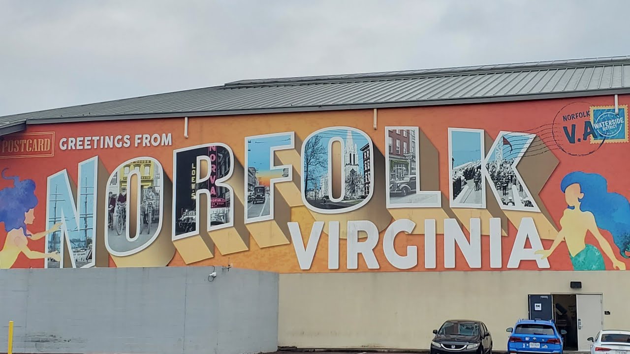 Norfolk, Virginia | 4K Downtown Drive