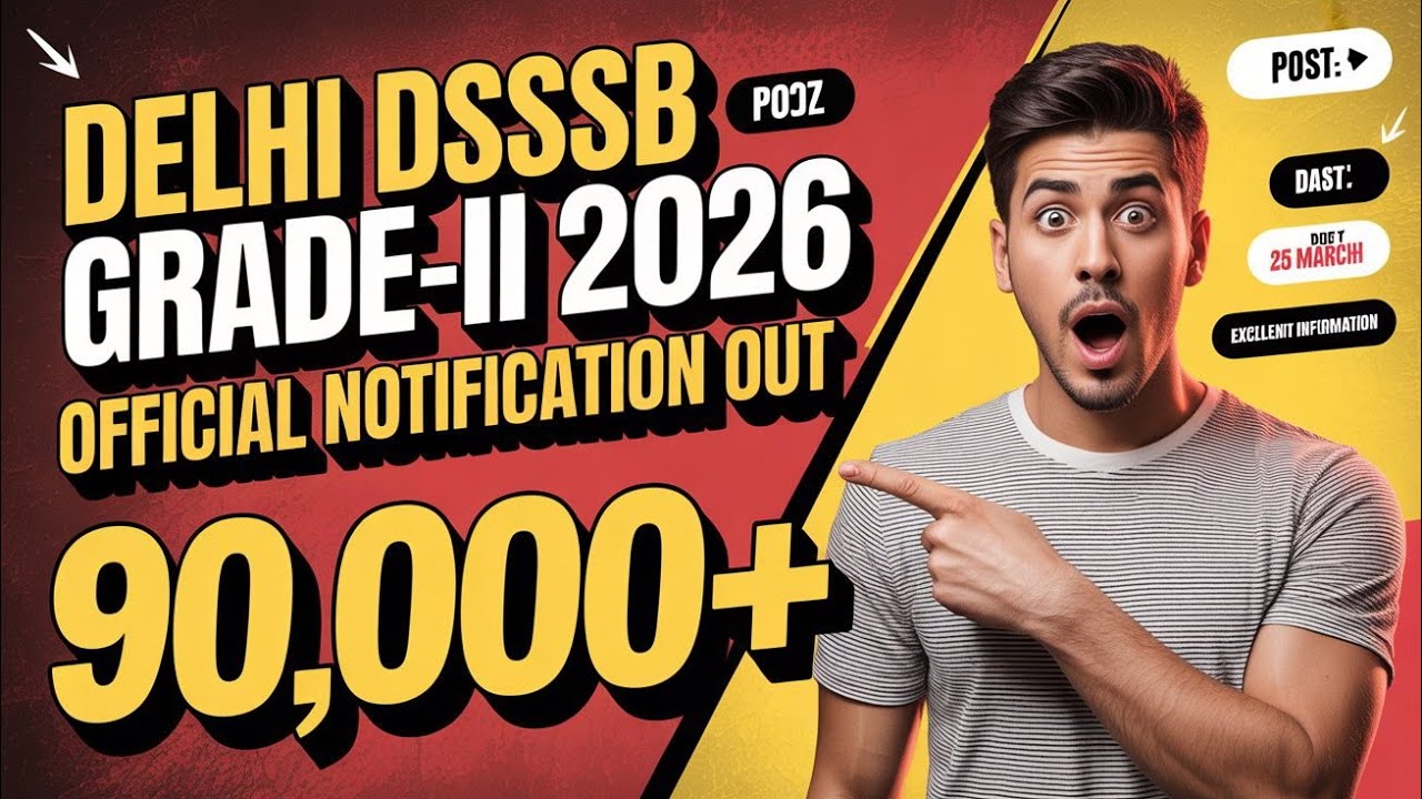 Dellhi DSSSB latest job aso / je , assistant engineer