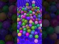 Colored balls are falling 7 #satisfying #blender #3danimation