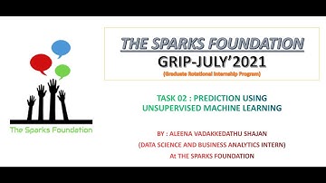 TASK 02 : PREDICTION USING UNSUPERVISED MACHINE LEARNING  #GRIP #GRIPJULY2021  #GRIPJULY