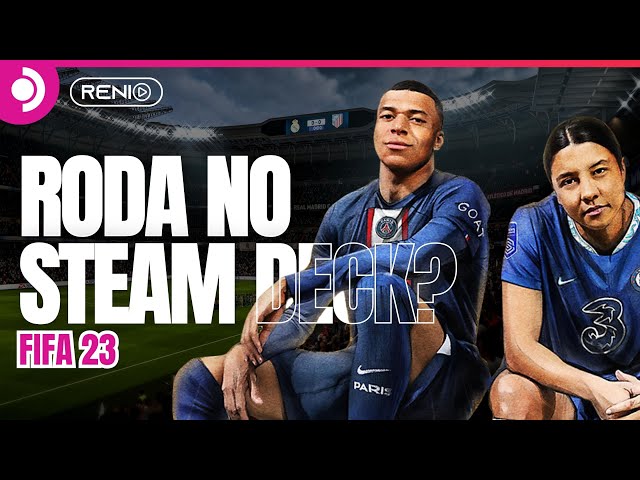 FIFA 23 AGORA RODA NO STEAM DECK VIA XCLOUD #fifa #steamdeck #steamos 