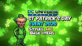 DCUO St Patrick's Day Event 2020: Base Items & Styles