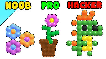 NOOB vs PRO vs HACKER | In Blob Sort 3D | B8 Gamer