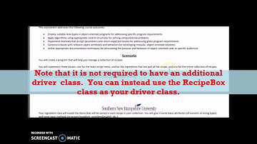 SNHU IT-511: Module 9 - Final Project: Recipe Collection Manager Program