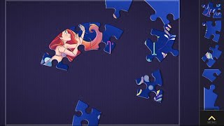 Painting The Little Mermaid Puzzles / Disney Princes Ariel And Flounder / Magic Puzzles