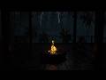 FALL INTO SLEEP INSTANTLY (No Ads)😴Rain Ocean, Thunder &amp; Fireplace Sounds at Night | Live 24/7