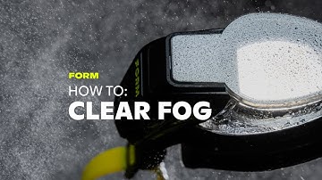 How do I best clear fog from my goggles?