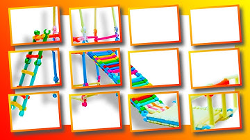 Educational Building Toy :How to make the Slide toy Create your own toy with  smart stick blocks toy