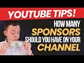 How Many Sponsors Should You Have on Your YouTube Channel