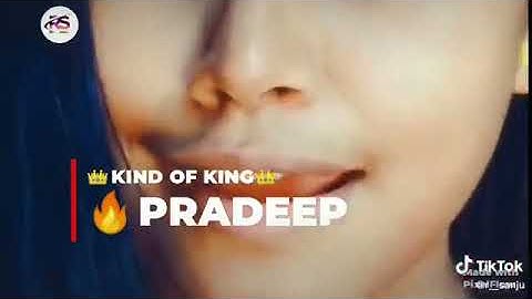Pradeep Name 😍 WhatsApp Status 🥰🥰 video #pradeepnamestatus