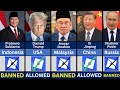 195 Countries State Leaders Who Have Allowed or Banned ROBLOX 2025