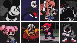 Friday Night Funkin - Dejection But Every Turn A Different Character Sings It