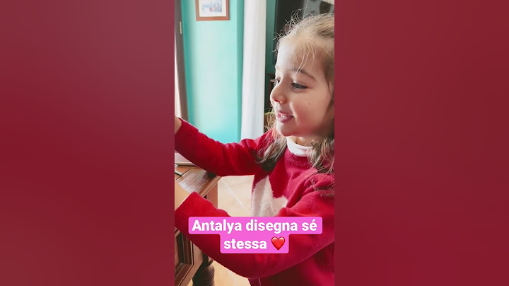Antalya disegna sé stessa ❤️
