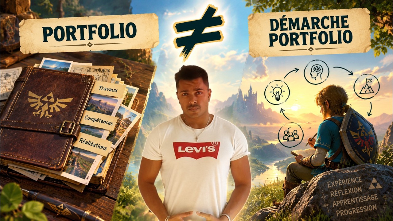 5min pour distinguer Portfolio et Démarche portfolio.