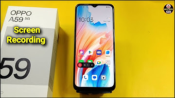 How To Screen Recording in OPPO A59 5G | OPPO A59 5G में Screen Recording कैसे करें |