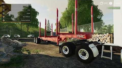 FS19 - How to make a log road train