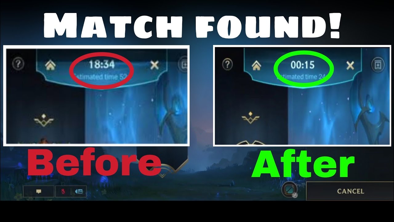 Wildrift matchmaking issue solved|| Rank match queue matchmaking too long/match found