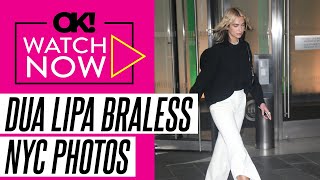 Dua Lipa Goes Braless as She Shares Glimpse Inside Her NYC Trip: Photos