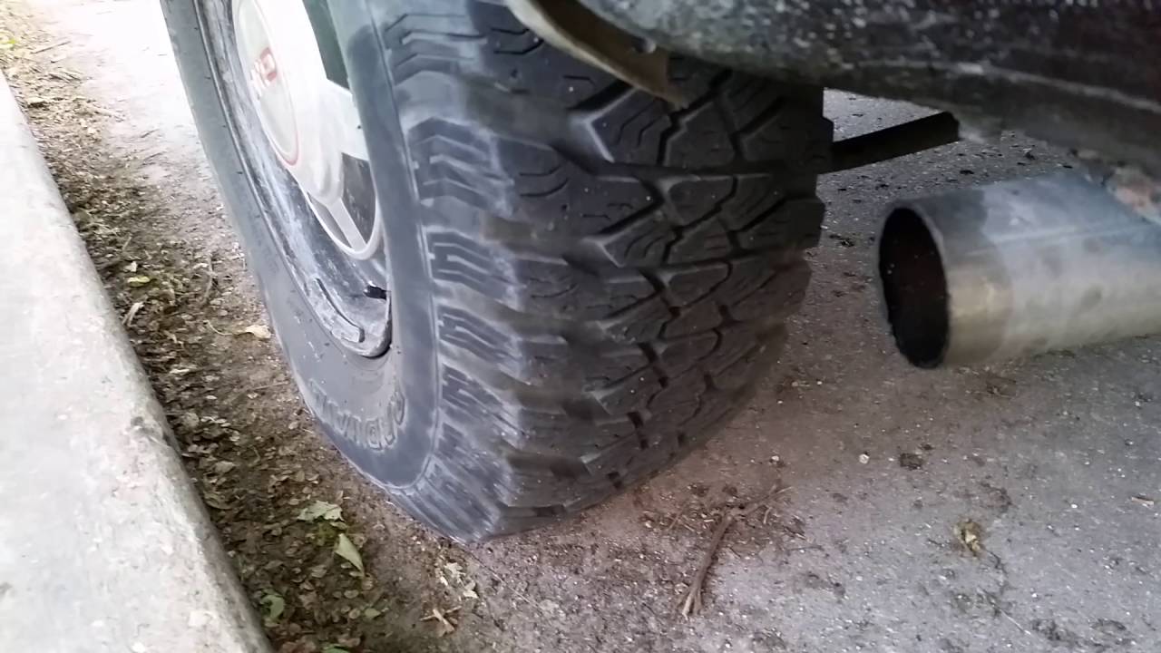 New Thrush Welded dual exhaust on '77 GMC Sierra Grande YouTube