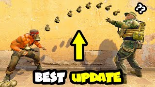 THE BEST GRENADE UPDATE EVER XD - CS:GO BEST ODDSHOTS 505