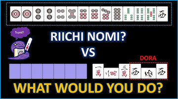 Complexity of Riichi Nomi Hand [Live-Stream Highlight]