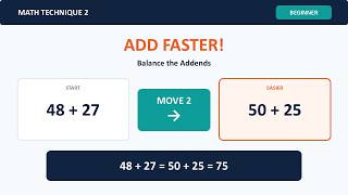 Add Faster by Balancing Numbers | Mental Math Technique 2
