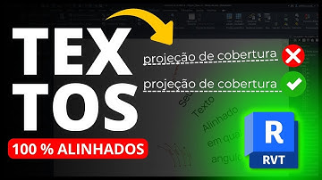 Como ALINHAR TEXTOS em QUALQUER ÂNGULO no Revit!