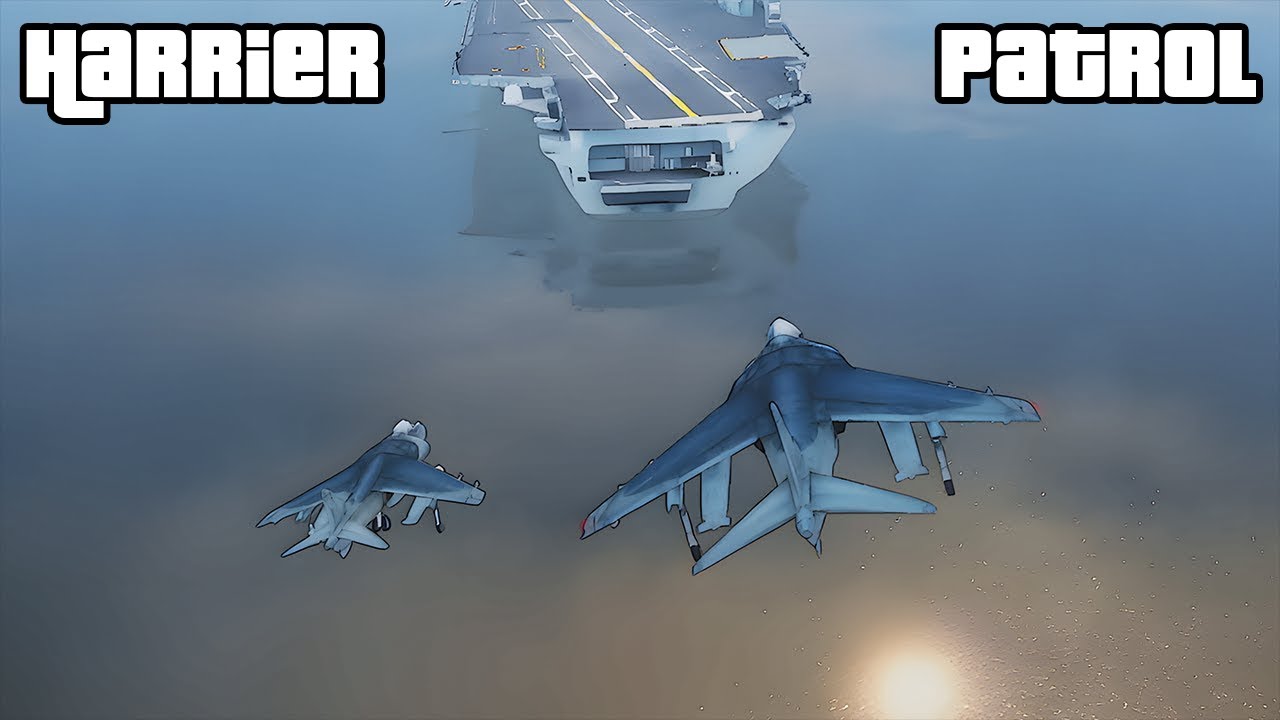 GTA 4 Harrier Patrol in Liberty City